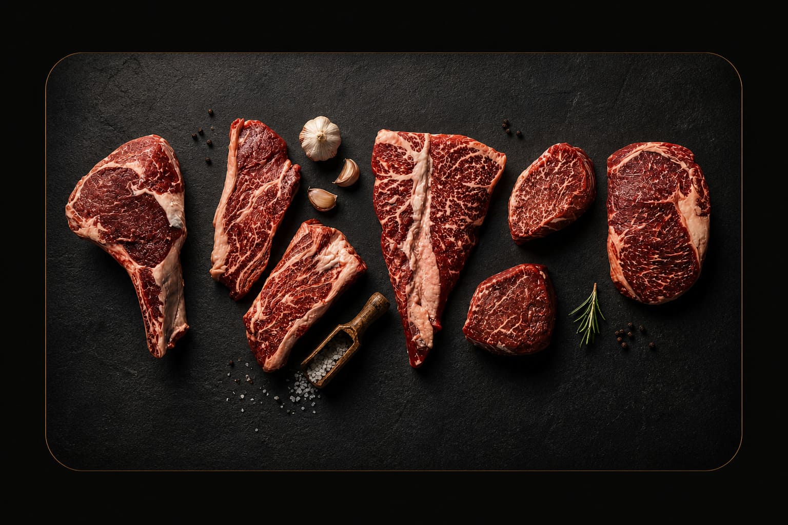 Kosher carnivore beef steaks