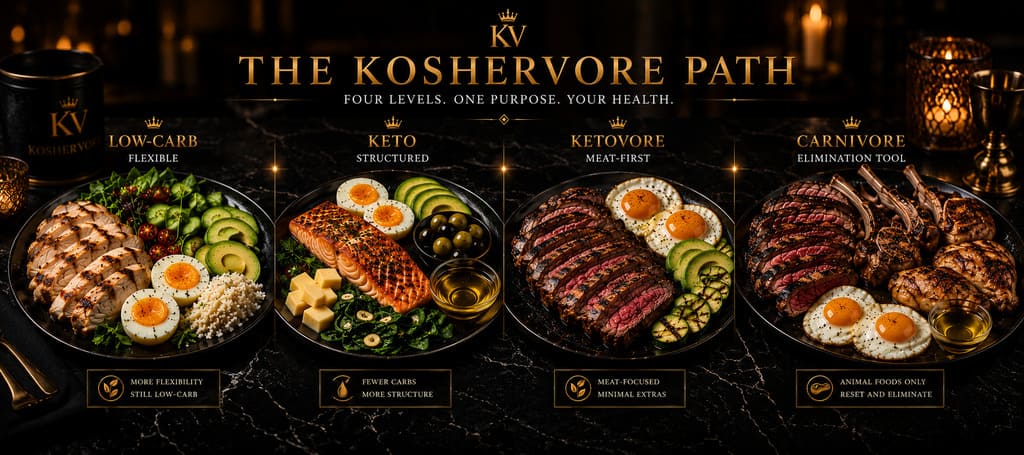 Kosher low-carb to carnivore path
